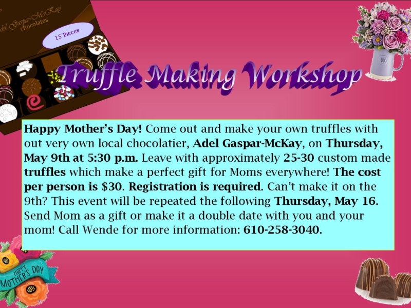 Mother's Day Truffle Making Workshop