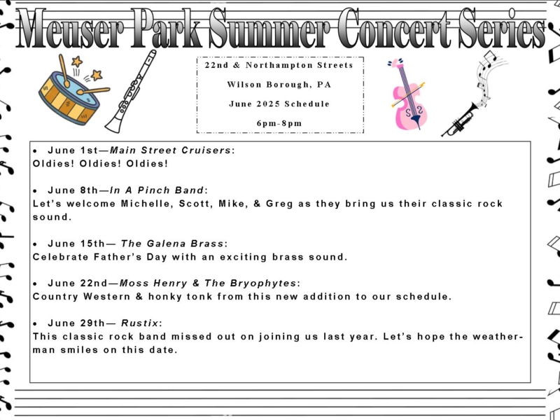 2025 Summer Concert Series- June 2025 (Bold Font)