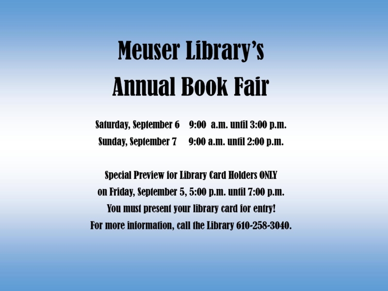 2025 Book Fair Flyer