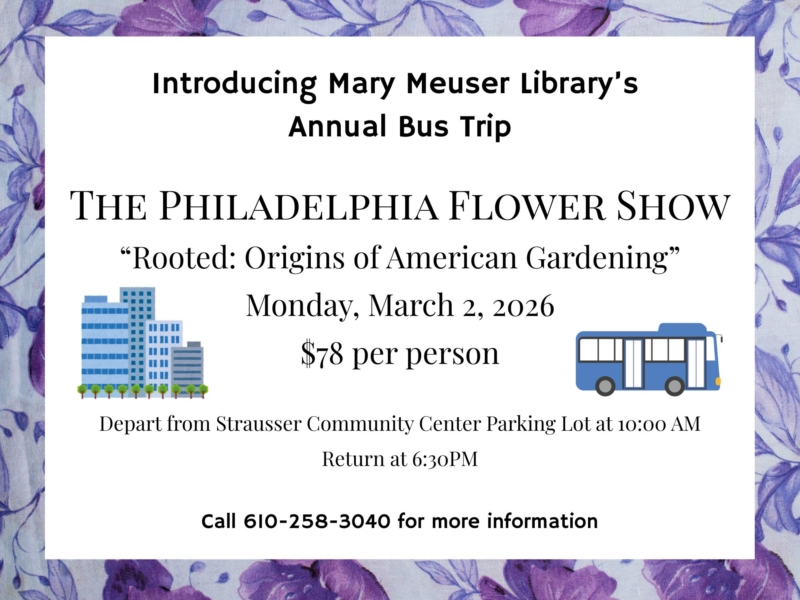 Introducing Meuser Library's Annual Bus Trip(1) Introducing Meuser Library's Annual Bus Trip(1)