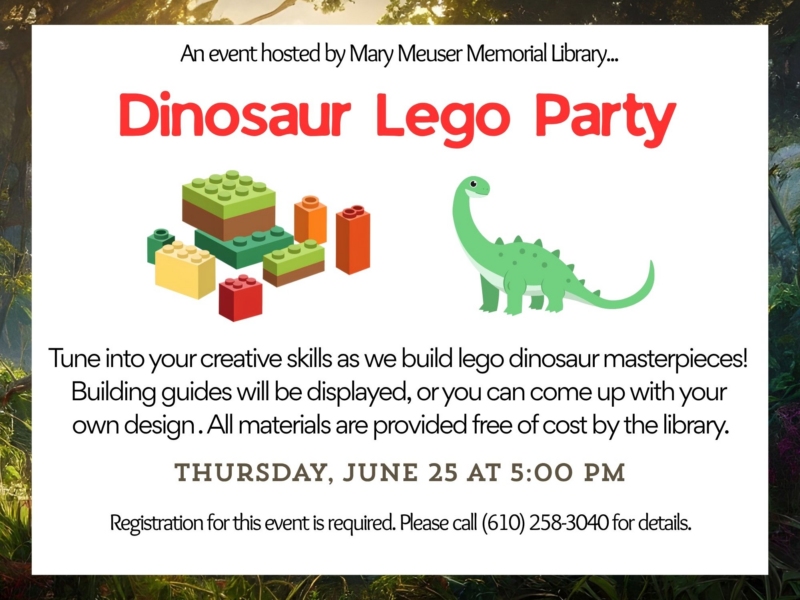 Dinosaur Lego Party Flyer Dinosaur Lego Party Flyer