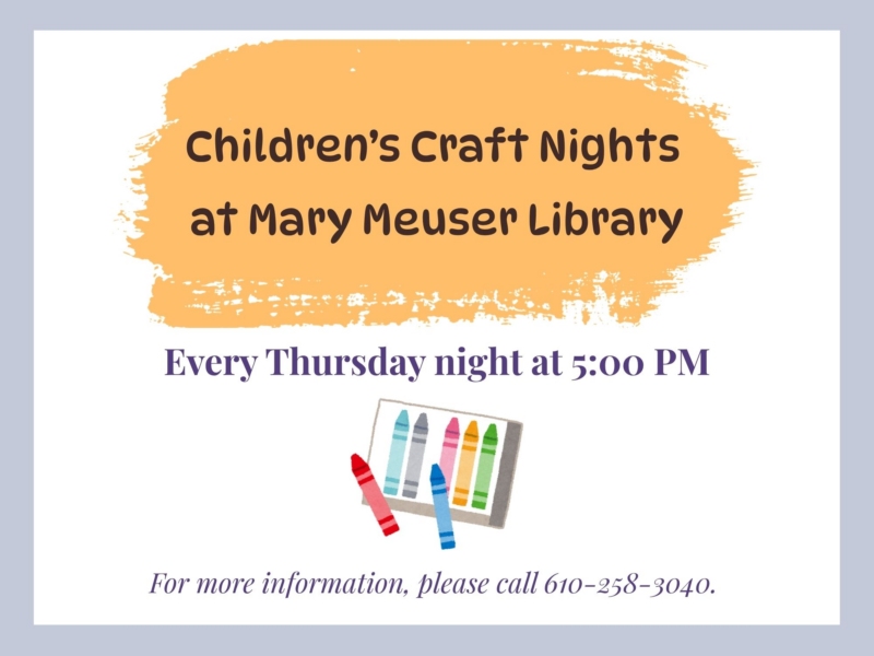 Craft Night Flyer Craft Night Flyer